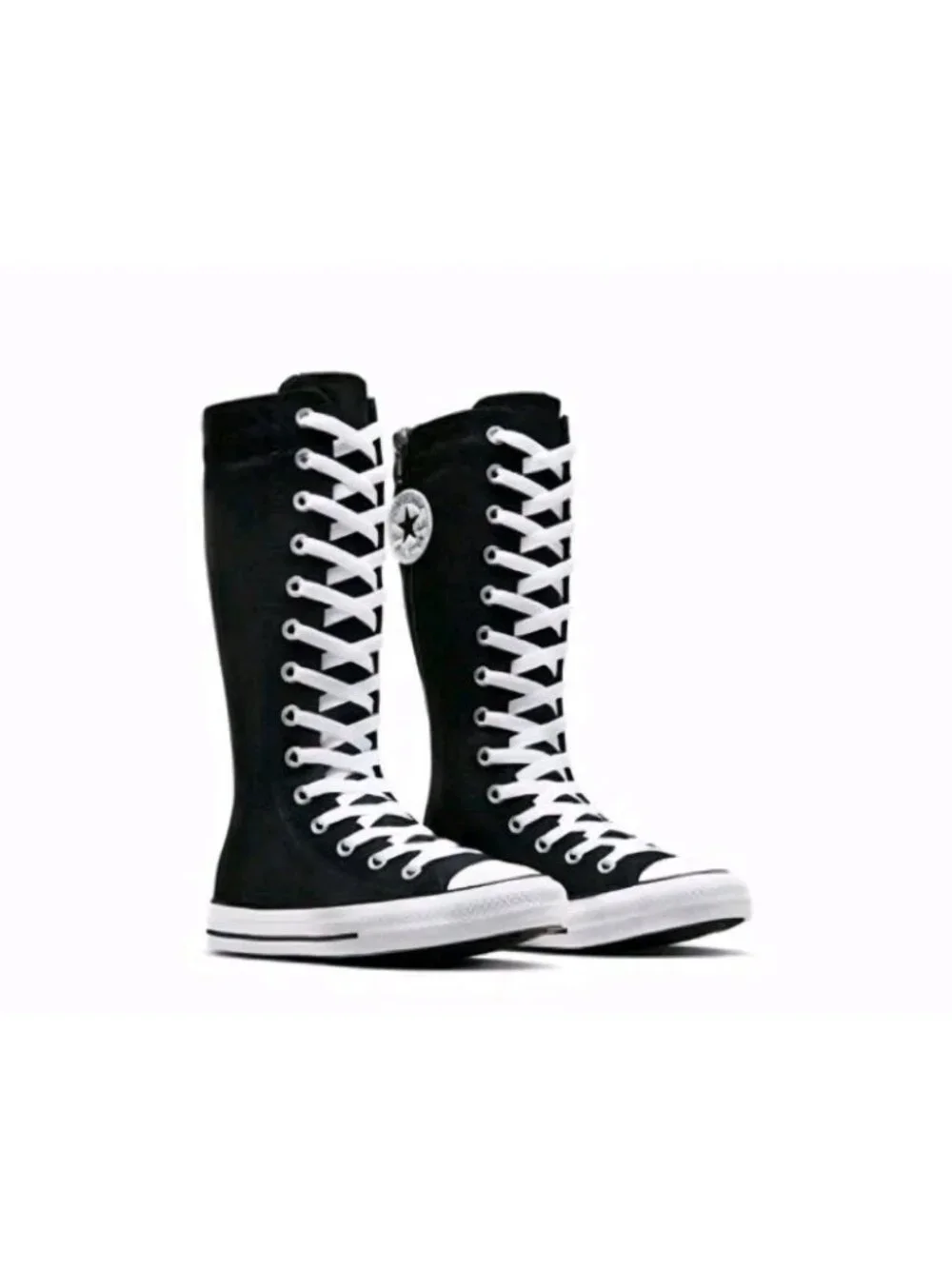 Converse Chuck Taylor All Star XX Hi Knee High Black Boots Size 3Y Women 5